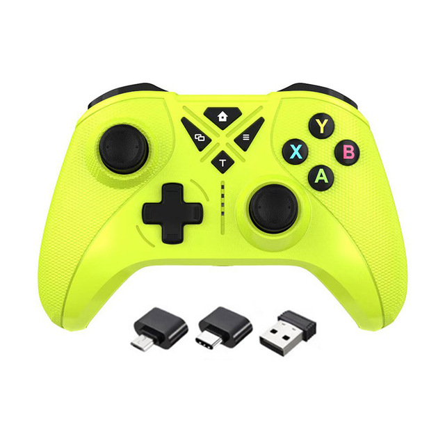 Ergonomic design Anti-drift Hall Effect Stick vibration 2.4g gamepad pc wireless controller