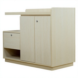 Armoire en lin personnalisée pour le rangement de la chambre à coucher avec fonction de nettoyage facile - Product Image 1