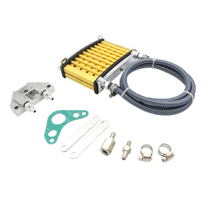 Radiateur refroidisseur d'huile pour moto 125cc 140cc 150cc <span class=keywords><strong>Dirt</strong></span> Pit <span class=keywords><strong>Bike</strong></span> ATV en aluminium certifié CE avec garantie 1 an - Product Image 2
