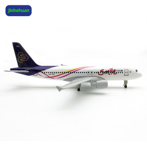 เครื่องบินไทย A320 รุ่นจำลองขนาด 1/200 ความยาว 20 ซม. สำหรับนักสะสม ตกแต่ง ของสะสม โมเดลเครื่องบินโลหะ งานฝีมือ ของขวัญ - Product Image 2