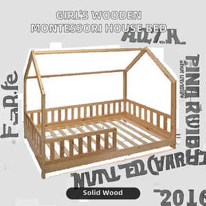 [En gros] Lit bébé en bois massif certifié CE pour projets - Lits pour enfants en bois de pin durable de qualité supérieure GF1 pour un sommeil confortable - Product Image 3