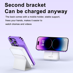 Banque d'alimentation sans fil magnétique avec support, batterie 10000mAh compatible avec iPhone 15 <span class=keywords><strong>Pro</strong></span> Max 14 13 12 - Product Image 5