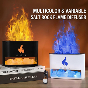 <b>LED</b> flame aroma <b>diffuser</b> USB powered humidifier Tabletop ultrasonic <b>diffuser</b> Home hotel car <b>diffuser</b> - Product Image 4