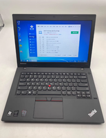 Ordinateur portable d'occasion Leno ThinkPad L450, processeur Intel Core I5-4300U, 8 Go de RAM, 256 Go de SSD, édition professionnelle, clavier anglais, corps en carbone