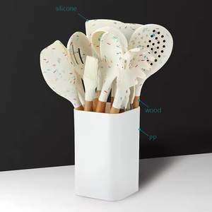 Kitchen Utensils 12 Pieces <b>Silicone</b> Cooking Kitchen Utensils Set for Home Use - Product Image 1