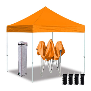 Tente de réception pop-up robuste 10x10 pour salon professionnel, avec structure en acier imprimée, pour usage extérieur et intérieur, baie de 5m, auvent de 6m, Promotions S1 - Product Image 5