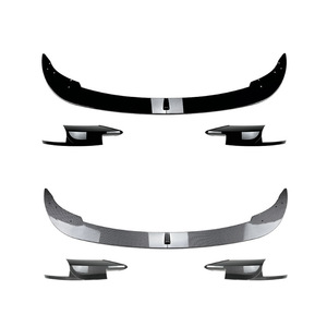 Alerón delantero BMW F10 F11 2011-2017 en negro piano con textura de fibra de carbono, material ABS, kit de carrocería para BMW Serie 5 M5 - Product Image 5
