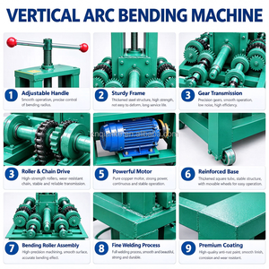 Machine semi-automatique verticale pour tubes carrés courbés en acier inoxydable, applicable aux secteurs : machines de construction - Product Image 6