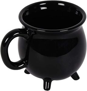 Taza <span class=keywords><strong>de</strong></span> café con <span class=keywords><strong>caldero</strong></span> negro Witch's Brew, Taza <span class=keywords><strong>de</strong></span> cerámica para beber, decoración <span class=keywords><strong>de</strong></span> Halloween, Mesa - Product Image 2