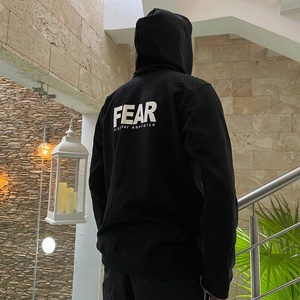 Felpa Oversize Personalizzata da Uomo in Cotone Pesante con Spalle Cadenti e Grafica Distressed Stile Streetwear - Product Image 2