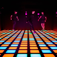 Super Grille Activer Plancher de Jeu LED Piste de Danse Jeux Interactif Plancher de Jeu Est Lave pour Parc Aventure