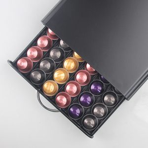 Tiroir à dosettes de café pour capsules de style <span class=keywords><strong>original</strong></span> <span class=keywords><strong>Nespresso</strong></span>, tout en métal pour <span class=keywords><strong>rangement</strong></span> et organisateur de dosettes de café - Product Image 4