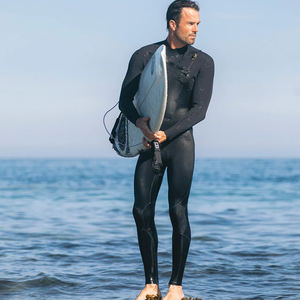 Muta di Yulex da uomo nera con Zip sul petto manica lunga completo in Neoprene muta <span class=keywords><strong>Sub</strong></span> 5 mm Custom-logo-mute - Product Image 6