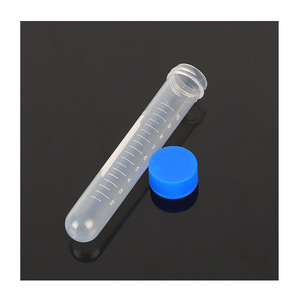 Yuan Yi Centrifuge <b>Tube</b> 10Ml Round Bottom Screw Cap Transparent <b>Plastic</b> Laboratory Supply - Product Image 4