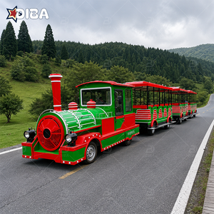 Tren Eléctrico Más Popular para Todas las Edades, Tren sin Rieles de Gran Tamaño con 42 Asientos para Recreación y Turismo - Product Image 1