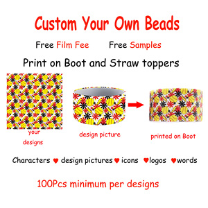 SYBBeads CE Certified Free Custom Printed Silicone Boots Tumblers Compatible 12-40oz Water Bottle Printing <strong>Drinkware</strong> <strong>Accessories</strong> - Product Image 6