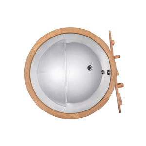 Vasca portatile per terapia del freddo in legno SR-BT1006 vasca per bagno di ghiaccio compatta 3C raffreddamento 42C riscaldamento per recupero muscolare atleti casa Spa - Product Image 3