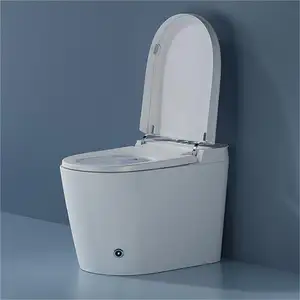 Toilette intelligente moderne Toilette intelligente Bidet intelligent Toilette WC 220V Auto-chasse d'eau avec chauffage