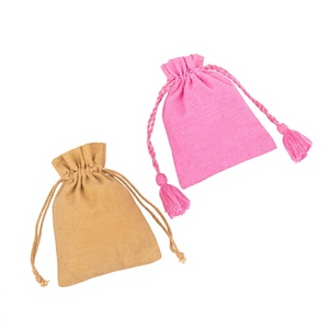 Wholesale Indian Handmade Cotton Drawstring Jewelry <b>Container</b> Eco-Friendly <b>Small</b> Eco-Conscious Organizer Pouch - Product Image 2