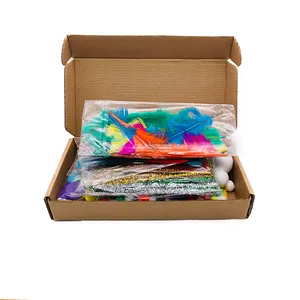 Amazon DIY Crianças Artes Artesanato Suprimentos Kit para Crianças com Limpadores de Tubulação 3 Camada Crianças diy Artes Artesanato Kit Caixa De Armazenamento