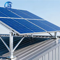 Système de fixation de panneaux solaires pour toit plat, rails de montage solaire, pinces de fixation, supports de montage de panneaux solaires pour la maison, fabriqué en Chine
