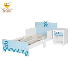 Toffy & Friends Cama Infantil con Protección Contra Caídas MDF Blanco/<span class=keywords><strong>Azul</strong></span> Diseño Náutico - Product Image 4
