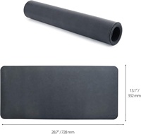 Portable Computer Hardware & Software Gaming Mouse Pad Waterproof Desk Mat Computer Leather Mouse Pad Keyboard Pad Home Office