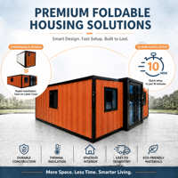 Maison conteneur extensible de 20 pieds, maison mobile modulaire préfabriquée de luxe, entièrement finie avec cuisine et salle de bain, personnalisée pour les centres de villégiature