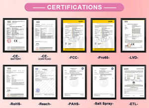 Miroir de salon professionnel de 190 cm avec cadre LED en cristal, miroir de pleine longueur en verre de sécurité de 4 mm, miroir de vanité pour salon de beauté, miroir pour salle de spa - Product Image 5