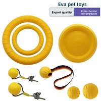 Jouet pour chien transfrontalier en EVA pour grandes races, interactif, sonore, anneau de tirage, résistant à la mastication, anti-ennui