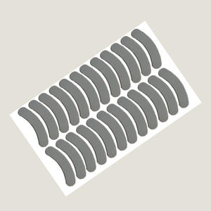 Gaxeta Circular Autoadesiva, Almofada Redonda Adesiva Antiderrapante em Preto Fosco e Cinza, Suporte para Telefone, Almofada de Amortecimento - Product Image 3