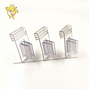 LAOHAMA factory sign <span class=keywords><strong>holder</strong></span> supporto in plastica clip sign grip per ripiano - Product Image 2
