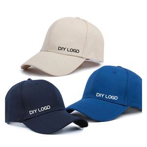 Breathable Outdoor <b>Hat</b> <b>Summer</b> Custom Embroidered Logo Classic Sports Baseball Cap Adjustable - Product Image 1