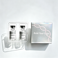Étiquettes et boîtes en papier pour flacons de peptides 3ml 5ml 10ml – Personnalisez votre logo – Impression rapide – Rouleau d'autocollants en vinyle résistant à l'alcool