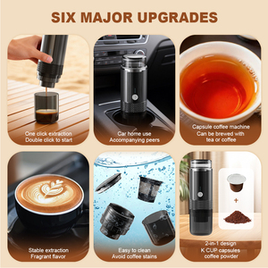 เครื่องชงกาแฟพกพาแบบเร็ว 2-in-1 สำหรับกาแฟผงและแคปซูล K-Cup - Product Image 5