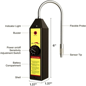 Rilevatore Elettrochimico Portatile a Catalisi Infrarossa per Gas SF6, Metano, Combustibili e Tossici con Allarme Luminoso/Acustico - Product Image 5