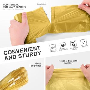 Huamaohengchun4 Gallon up to 6 Gallon Strong Garbage Bags Strong Disposable, Unscented Leak-proof Trash BagsforOffice Bathroom - Product Image 6