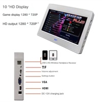 Console de jeu rétro classique, 26000 jeux intégrés, mémoire 32 Go, extension par carte TF, manettes sans fil 2,4 GHz, prise EU/US