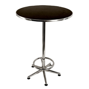 Outdoor Round <strong>Bar</strong> <strong>Tall</strong> <strong>Table</strong> Portable Pub Counter Height <strong>Table</strong> - Product Image 6