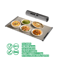 Tapis chauffant pliable en silicone à température constante, 11 styles, directement de l'usine, pour cuisine et salle à manger