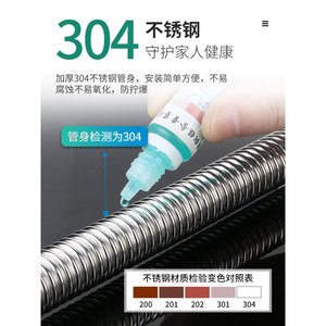 <b>1</b>-<b>inch</b> 304 Stainless Steel Corrugated Pipe Heat-Resistant High-Pressure DN25 Threaded Pipe Explosion-proof Metal Flexible <b>Hose</b> - Product Image 3