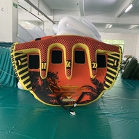 Bateau gonflable et remorque pour sports nautiques, remorque pour la navigation, remorque pour le surf