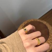 Bague en argent sterling 925 avec zircon cubique, style hip-hop Dylam, largeur 8,5 mm, motif en chevrons spacieux