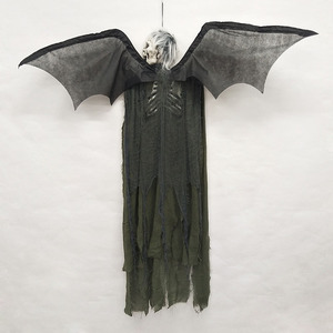 Décorations de fête de carnaval d'Halloween Ailes d'os de <span class=keywords><strong>diable</strong></span> pliables créatives en noir et blanc - Product Image 4