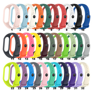 Correa para <span class=keywords><strong>Xiaomi</strong></span> <span class=keywords><strong>Mi</strong></span> <span class=keywords><strong>Band</strong></span> 7, repuesto de pulsera de silicona TPU suave - Product Image 2