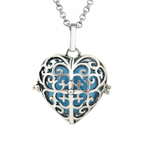 Collier coeur creux Offre Spéciale mexicain collier diffuseur d'huile essentielle livraison directe - Product Image 3