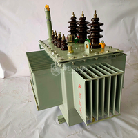 Transformador de Potencia Eléctrico Sumergido en Aceite de Aleación de una Sola Pieza, 300kva 500kva, con Disipación de Calor Estereoscópica de Baja Pérdida, Precio de Fábrica