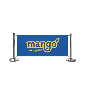 Neuankömmling Indoor Outdoor Banner Post Barrikade Bürgersteig Metall Windschutz <span class=keywords><strong>Cafe</strong></span> Barrieren für Restaurant Bar <span class=keywords><strong>Cafe</strong></span> - Product Image 3