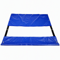 Rideau de séparation en PVC de haute qualité avec fenêtre transparente - Polyvalent pour atelier, entrepôt, chambre froide, magasin de détail