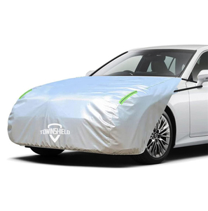 Bandes réfléchissantes résistant au feu Protection contre les excréments d'oiseaux Doublure brossée Housse de protection épaisse et robuste pour capot de <span class=keywords><strong>voiture</strong></span> avant - Product Image 1